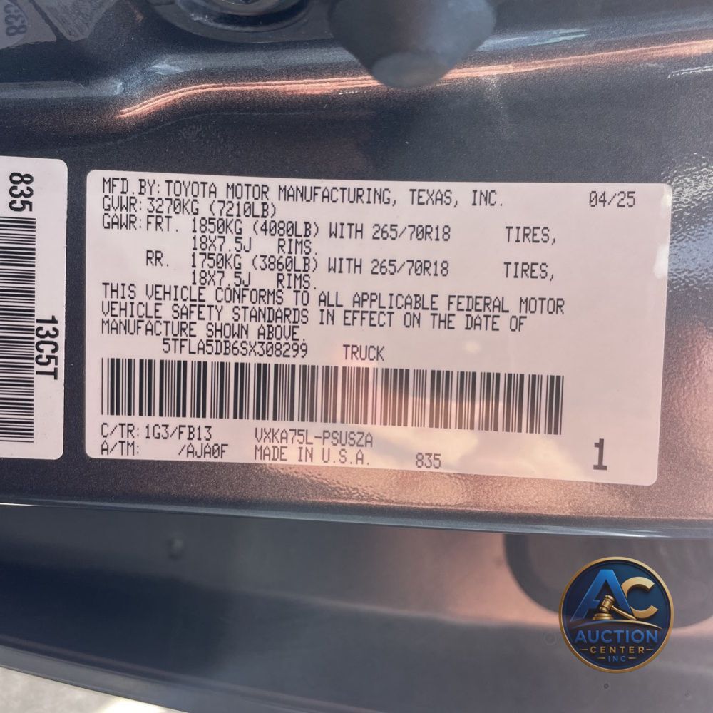 2025 Toyota Tundra SR5