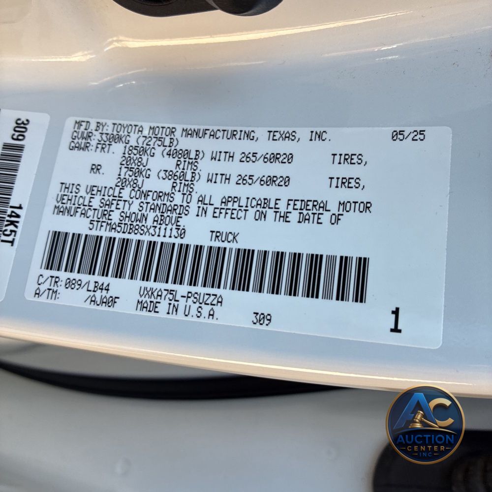 2025 Toyota Tundra 1794 Edition