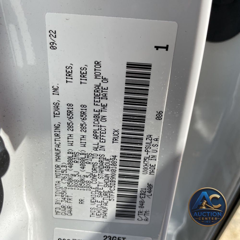 2022 Toyota Tundra TRD Pro HV