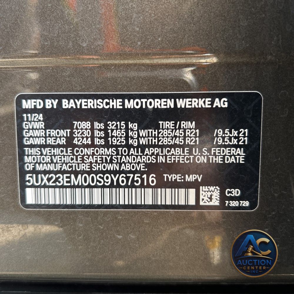 2025 BMW X7 XDrive40i 4D SUV