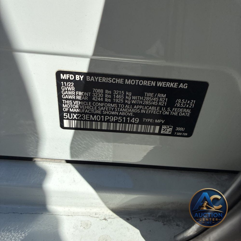 2023 BMW X7 XDrive40i