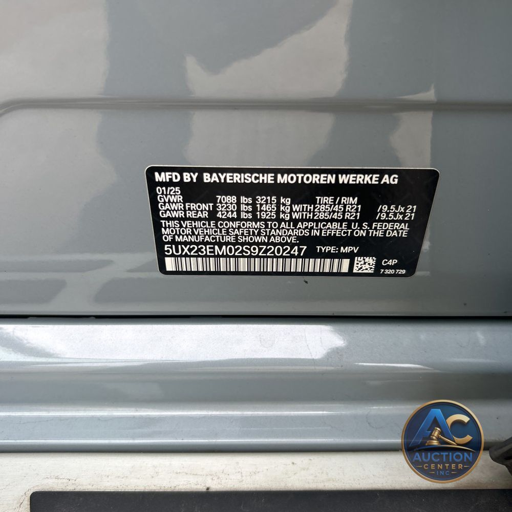 2025 BMW X7 XDrive40i