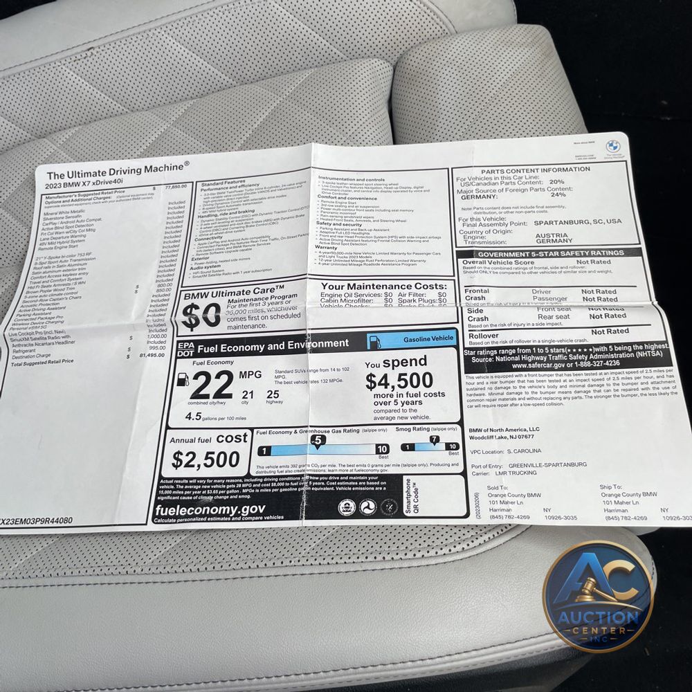 2023 BMW X7 XDrive40i
