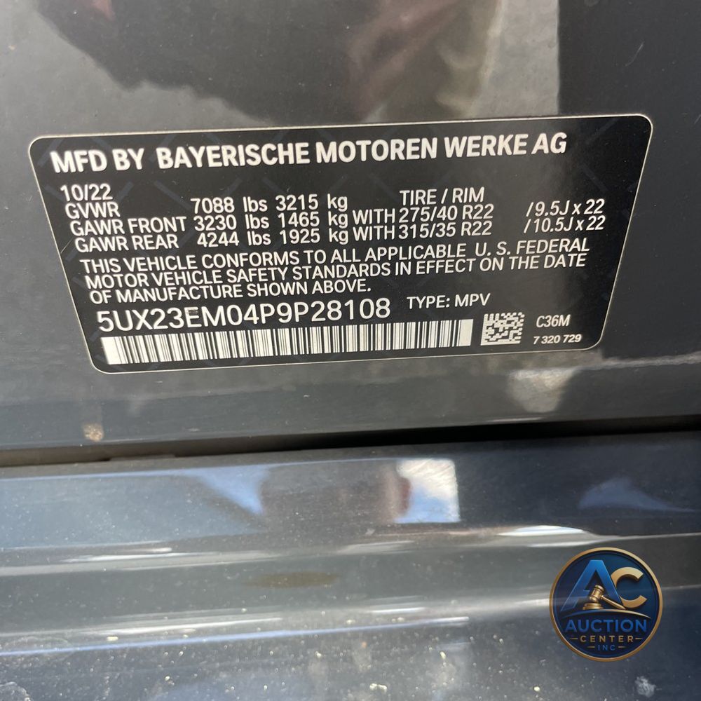 2023 BMW X7 XDrive40i