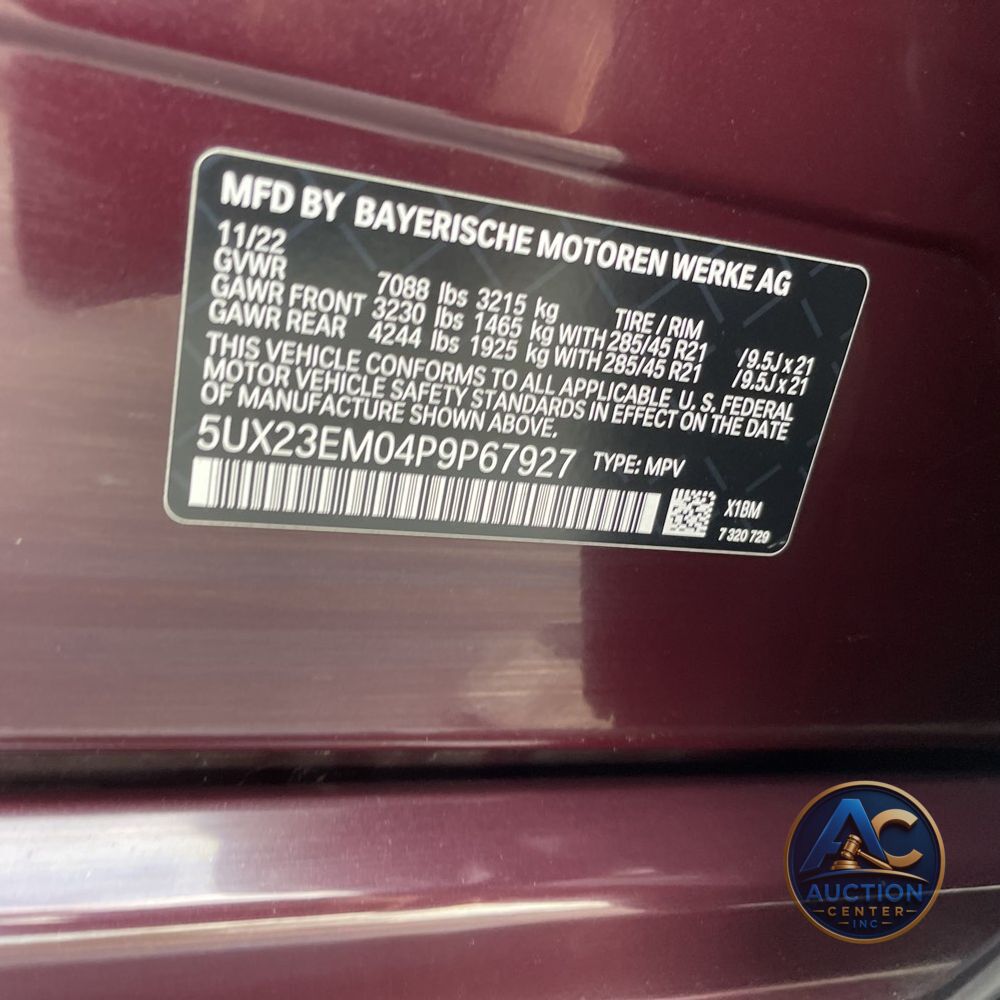 2023 BMW X7 XDrive40i