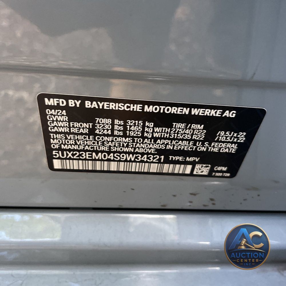 2025 BMW X7 XDrive40i