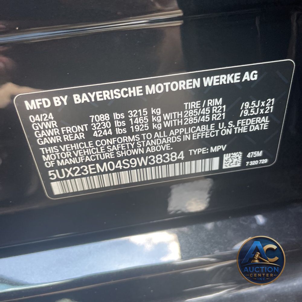 2025 BMW X7 XDrive40i