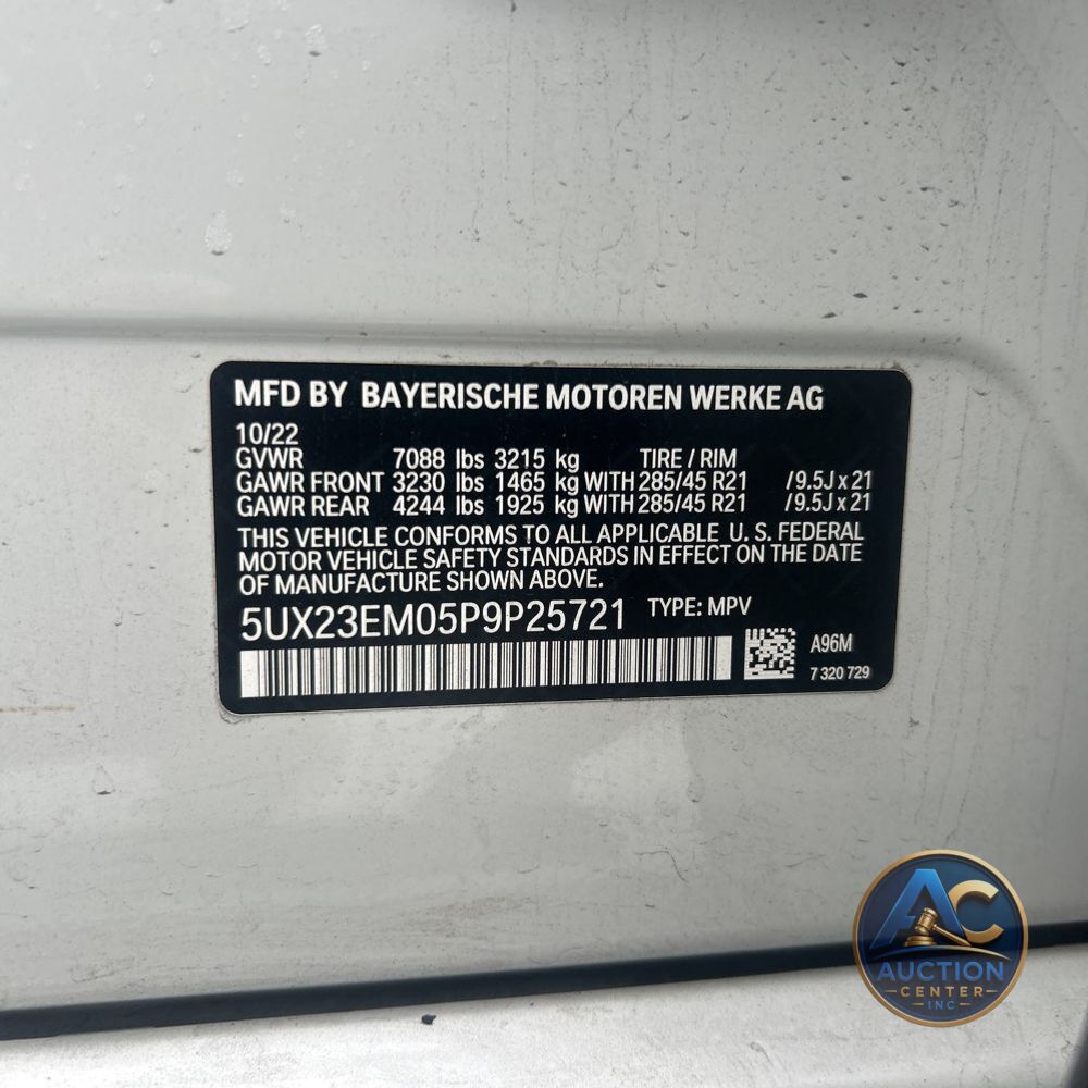2023 BMW X7 XDrive40i