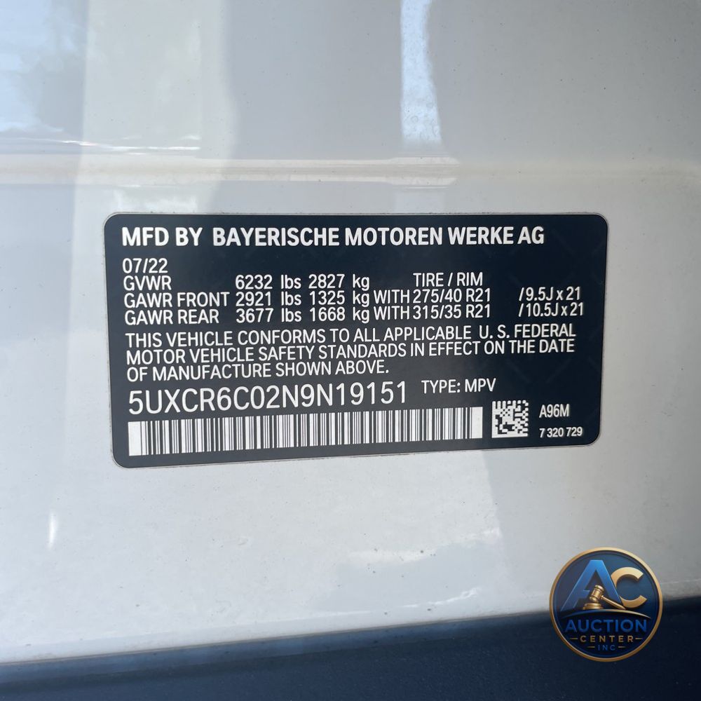 2022 BMW X5 XDrive40i