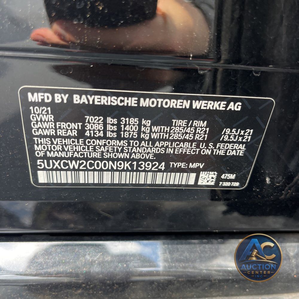 2022 BMW X7 XDrive40i