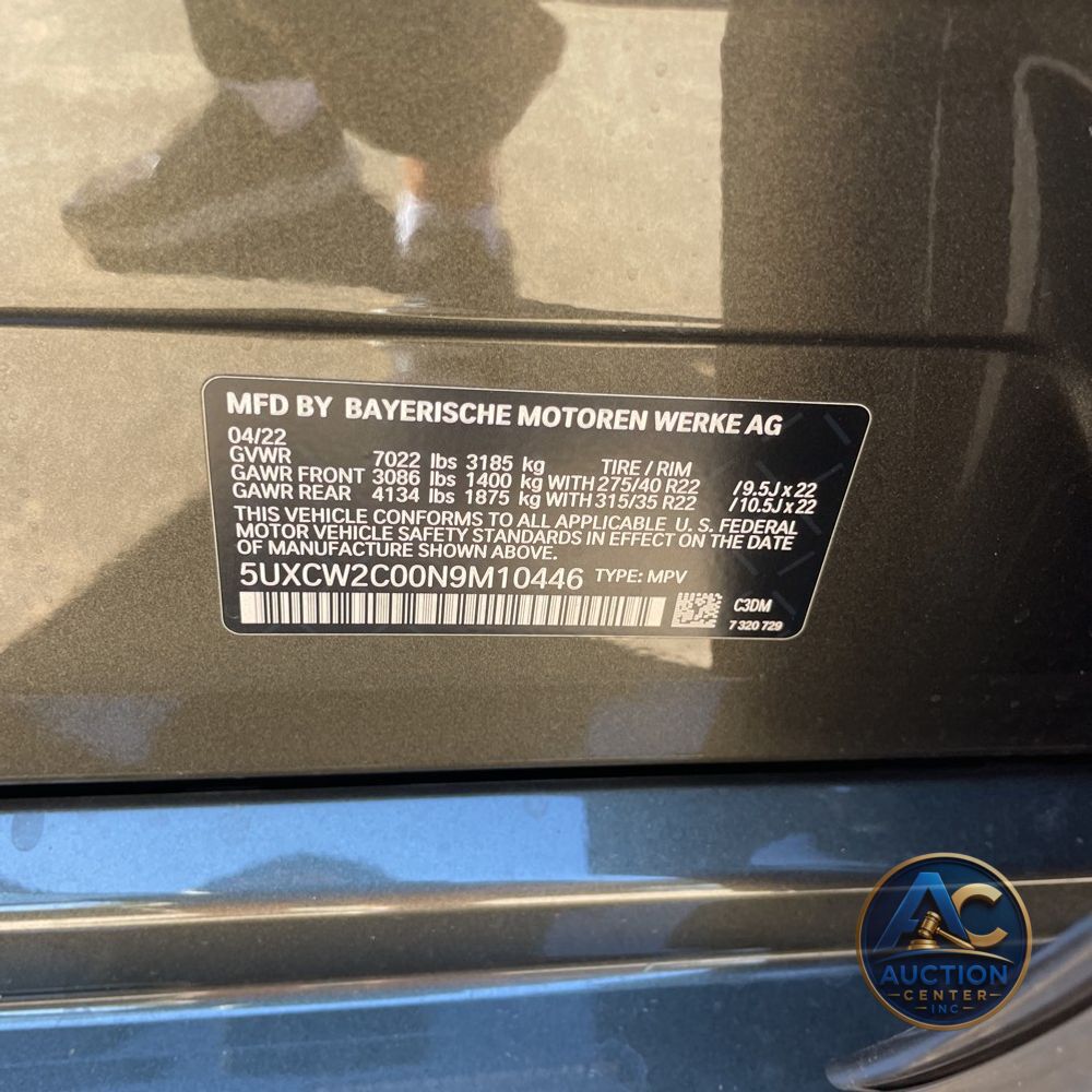 2022 BMW X7 XDrive40i