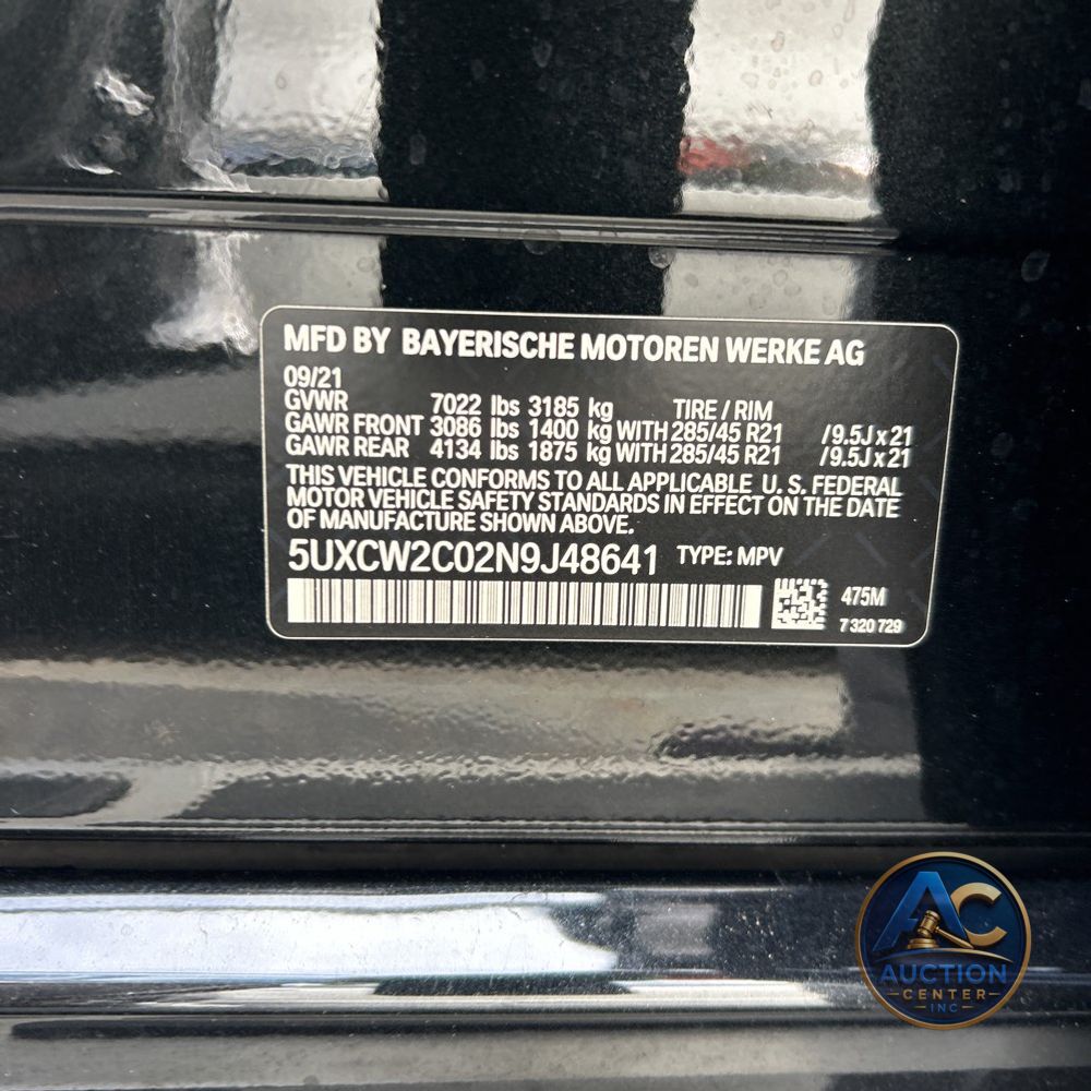 2022 BMW X7 XDrive40i