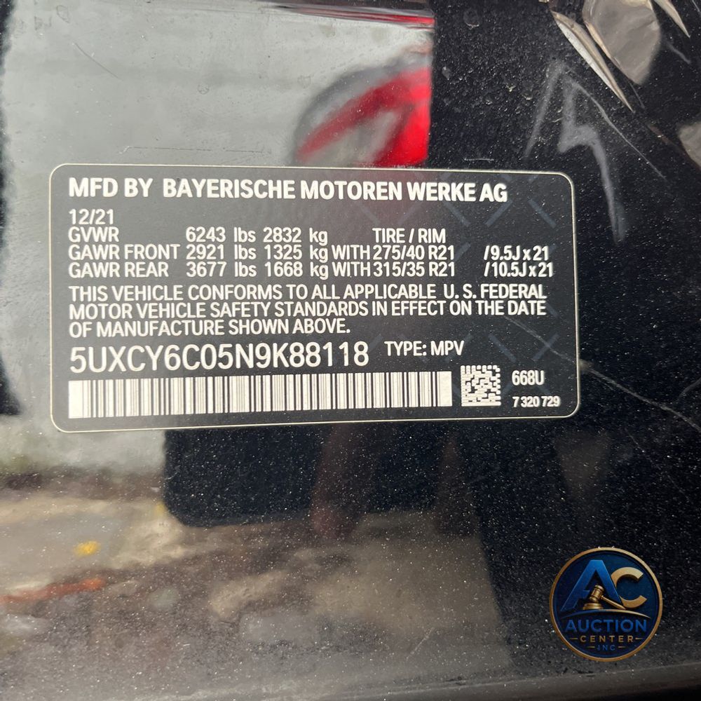 2022 BMW X6 XDrive40i