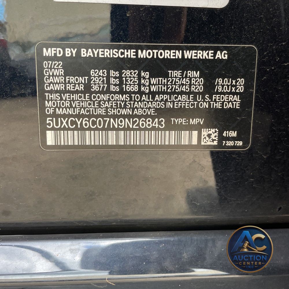 2022 BMW X6 XDrive40i