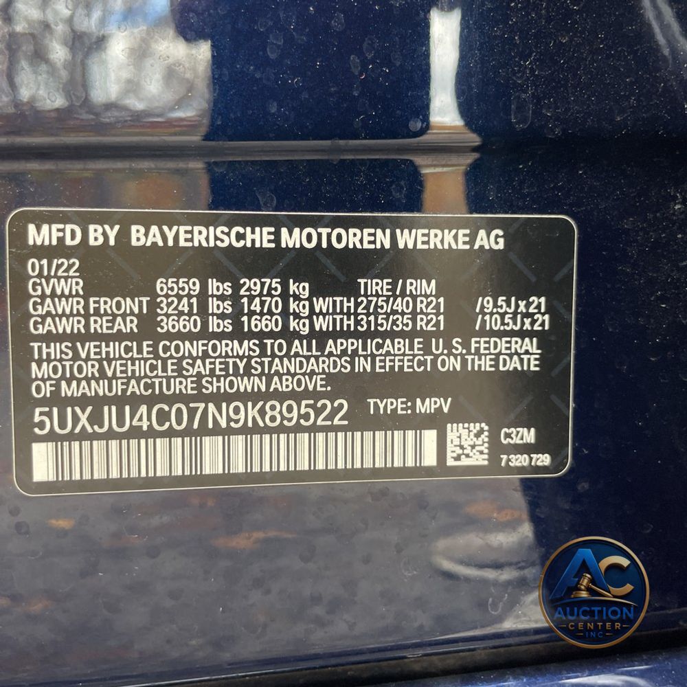 2022 BMW X5 M50i