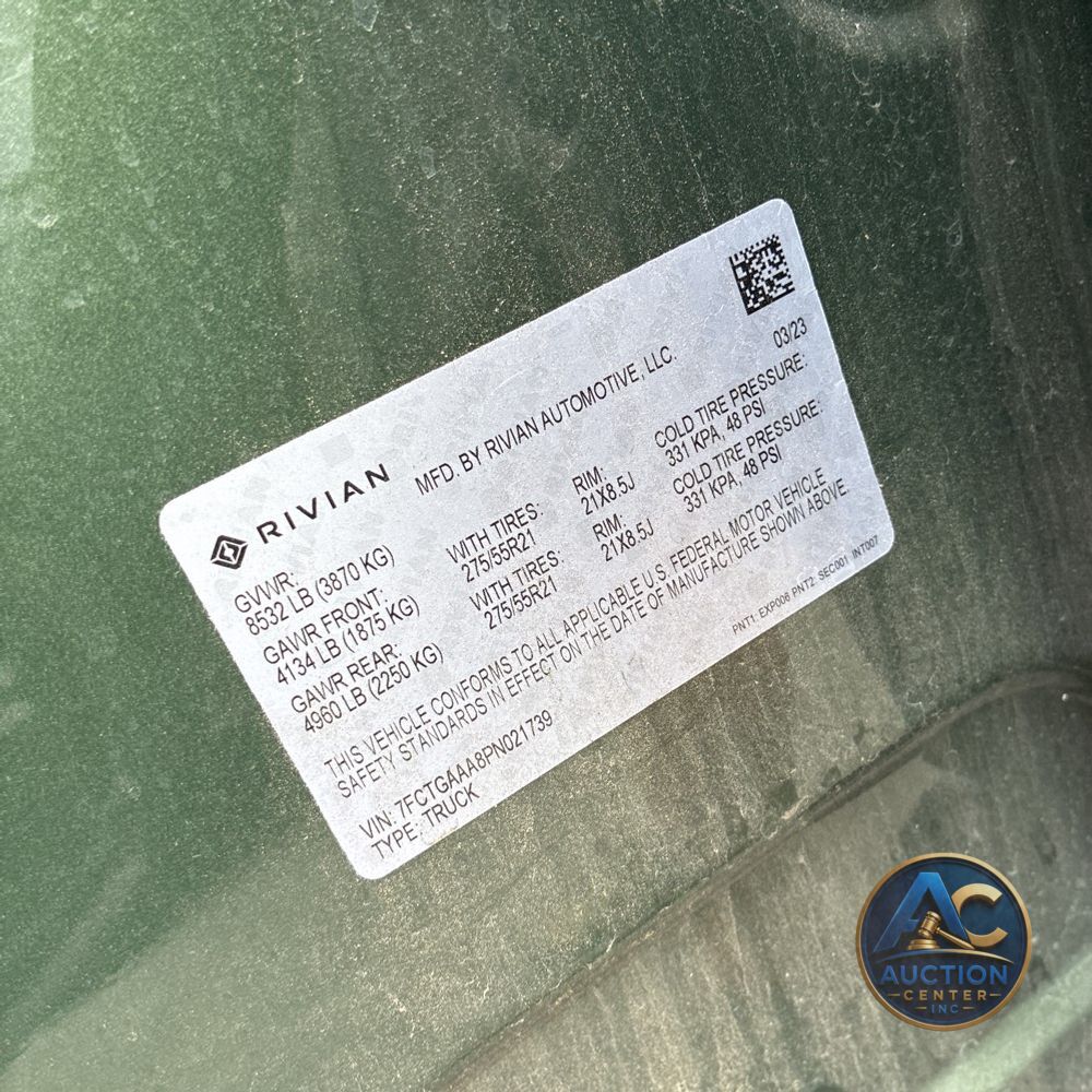 2023 Rivian R1T Adventure Quad-Motor