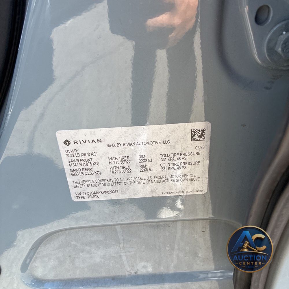 2023 Rivian R1T Adventure Quad-Motor