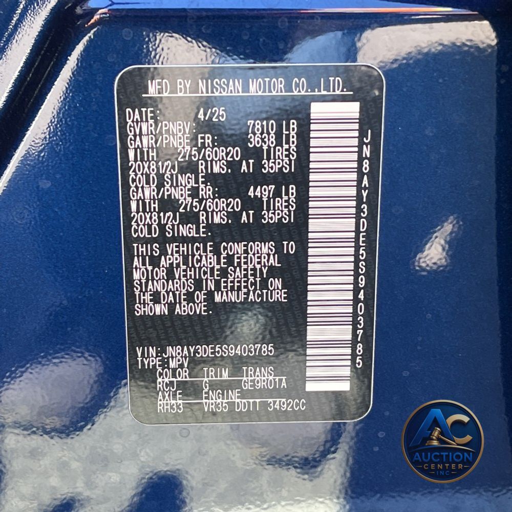 2025 Nissan Armada PRO-4X