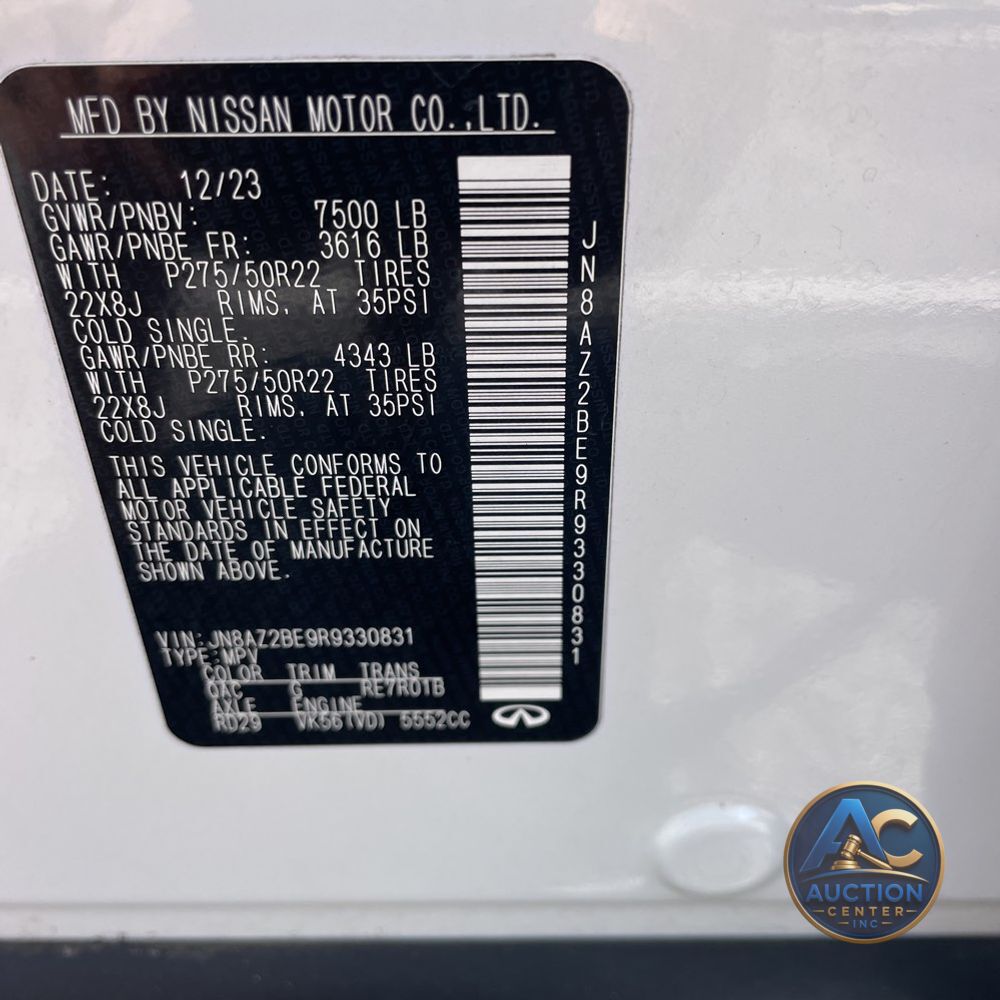 2024 INFINITI QX80 Premium Select