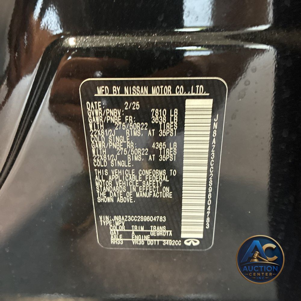 2025 INFINITI QX80 Autograph