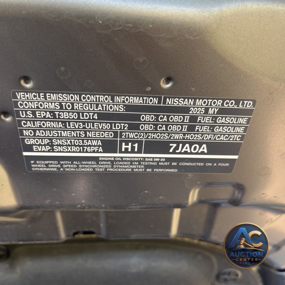 2025 INFINITI QX80 Sensory