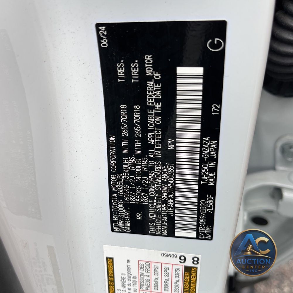 2024 Toyota Land Cruiser Base
