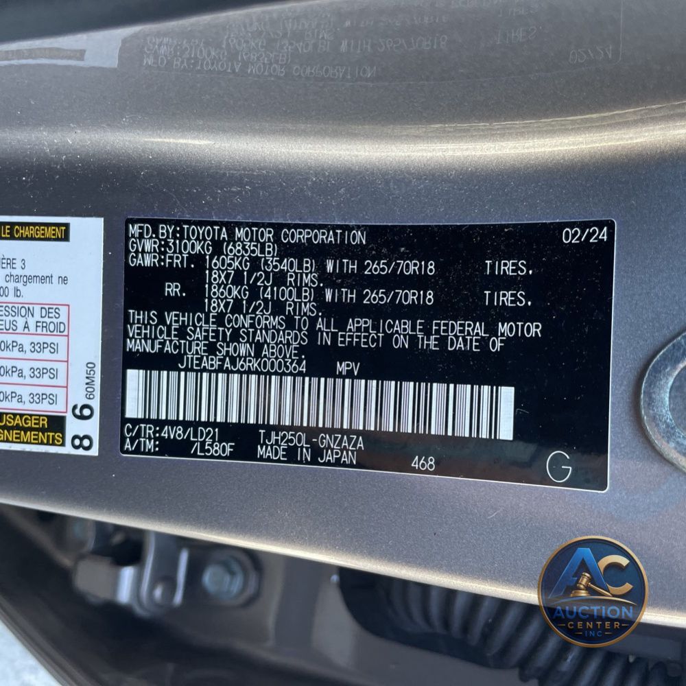2024 Toyota Land Cruiser First Edition