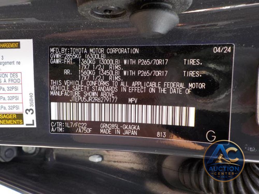 2024 Toyota 4Runner TRD Off Road