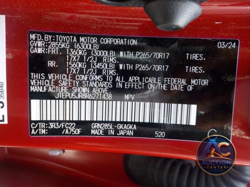 2024 Toyota 4Runner TRD Off Road