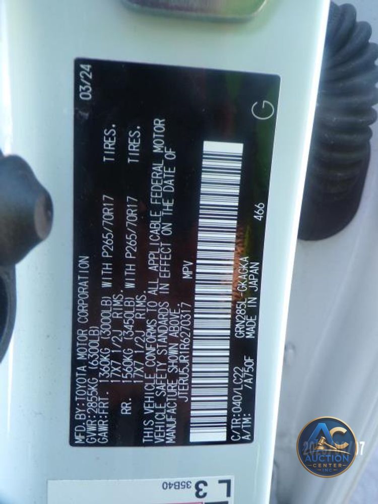 2024 Toyota 4Runner TRD Off Road