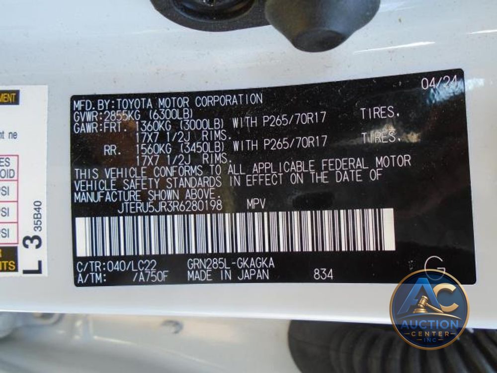 2024 Toyota 4Runner TRD Off Road