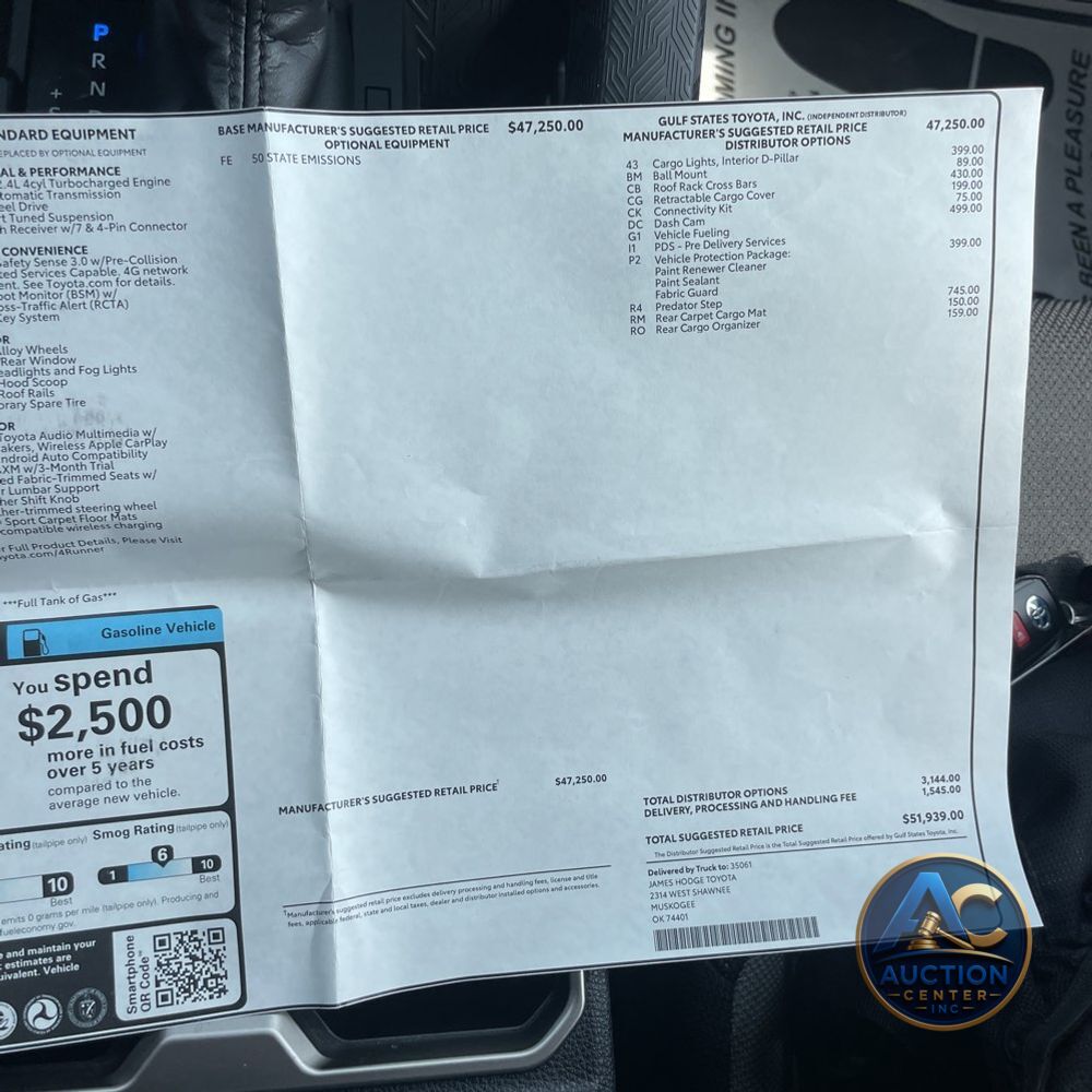 2025 Toyota 4Runner TRD Sport