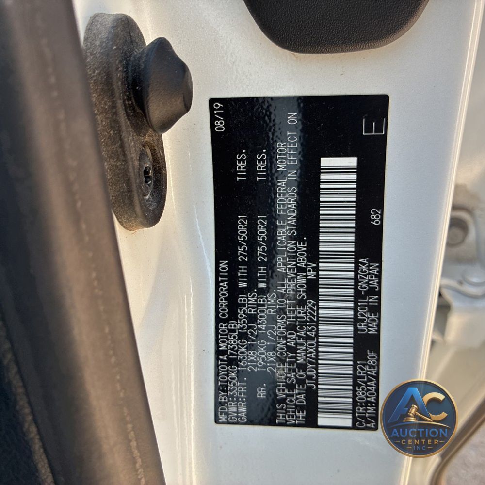 2020 Lexus LX 570 Three-Row
