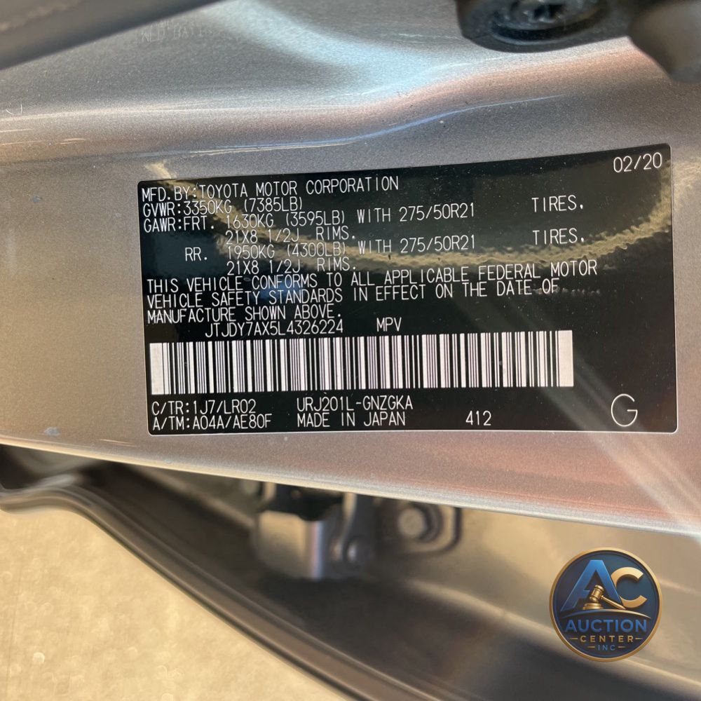 2020 Lexus LX 570 Three-Row
