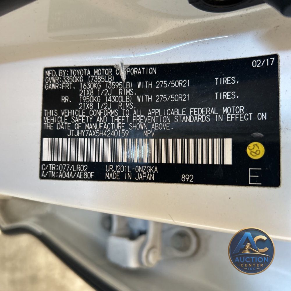 2017 Lexus LX 570 Base