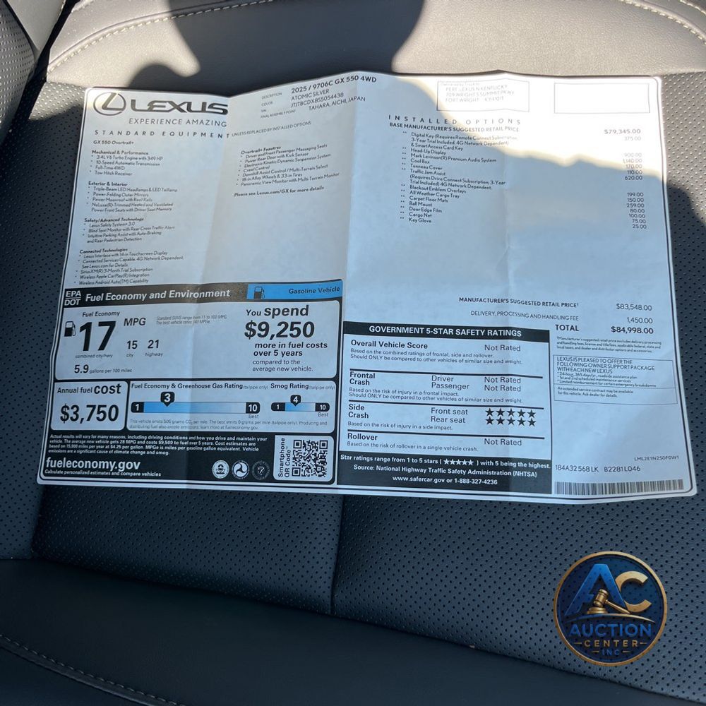 2025 Lexus GX 550 Overtrail+