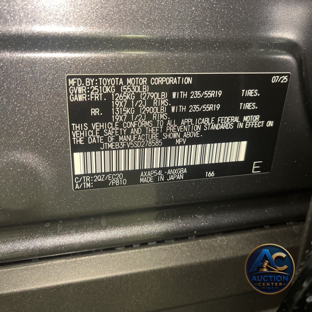 2025 Toyota RAV4 PHEV XSE 4D SUV AWD