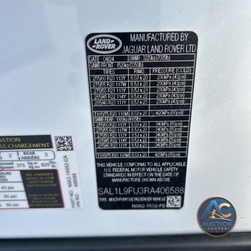2024 Land Rover Range Rover Sport P400 Dynamic SE