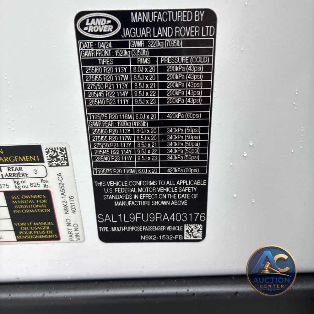 2024 Land Rover Range Rover Sport Dynamic SE P400
