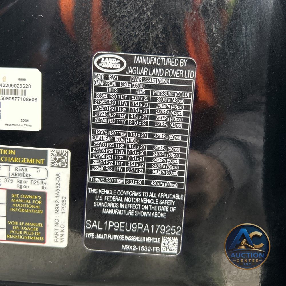 2024 Land Rover Range Rover Sport SE P360