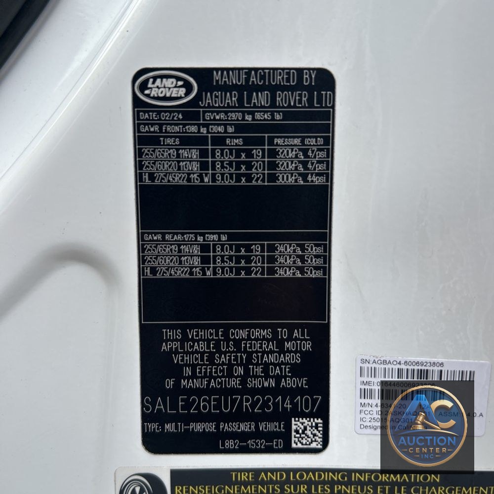 2024 Land Rover Defender 90 P400 X-Dynamic SE
