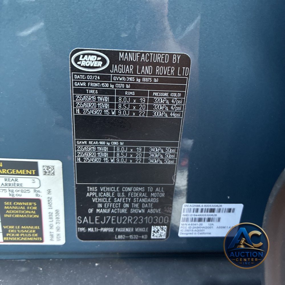 2024 Land Rover Defender 110 S P400