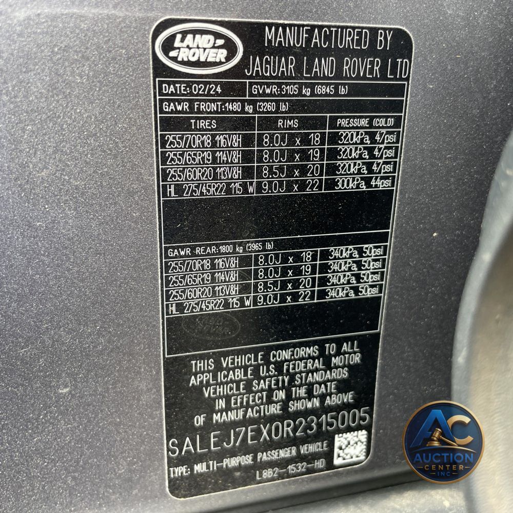 2024 Land Rover Defender 110 S P300