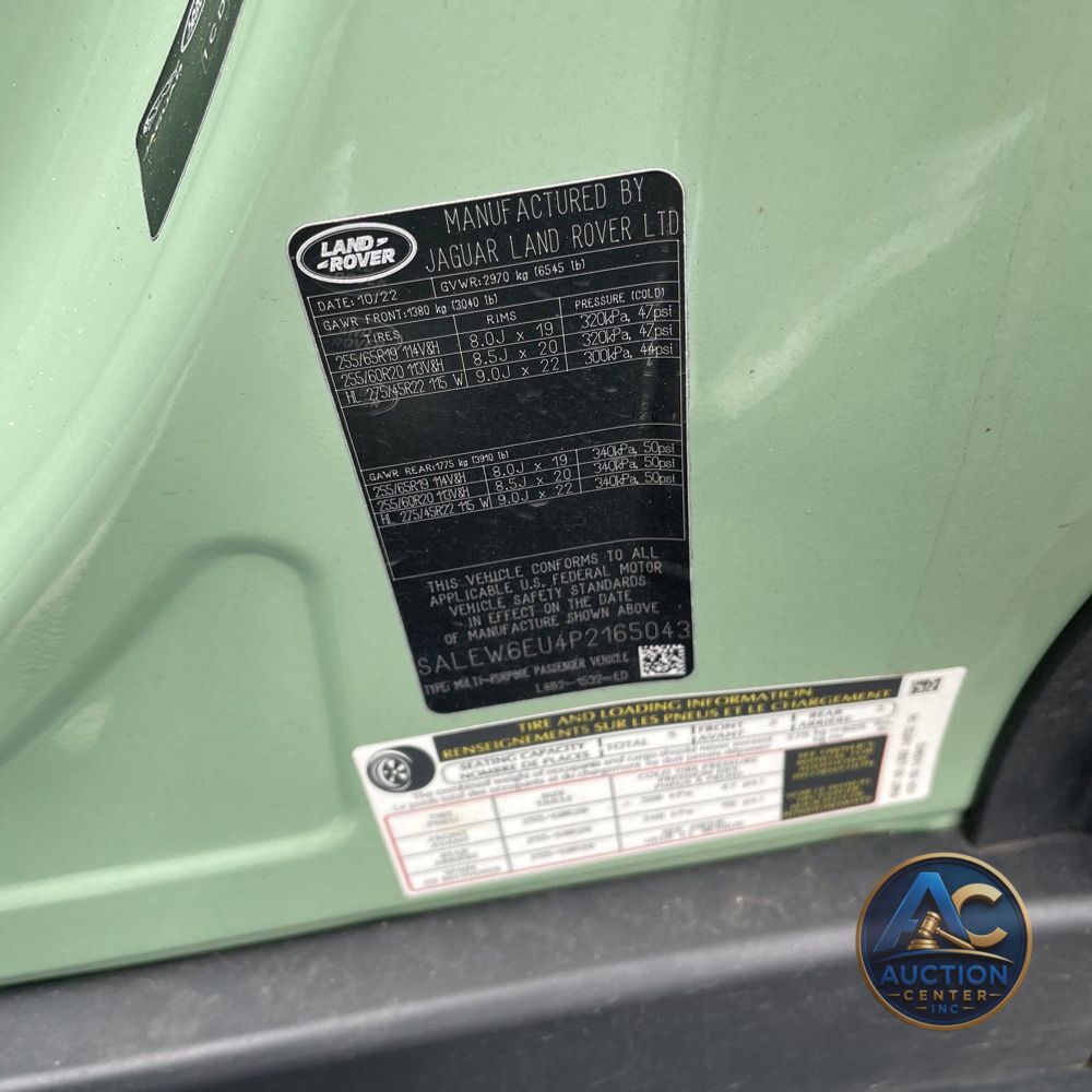 2023 Land Rover Defender 110 Standard