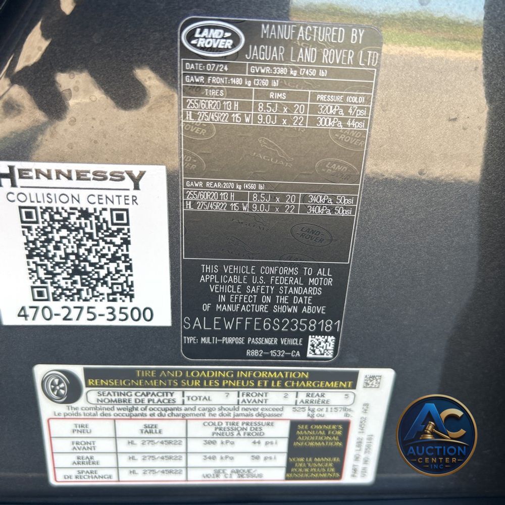 2025 Land Rover Defender 130 V8 P500