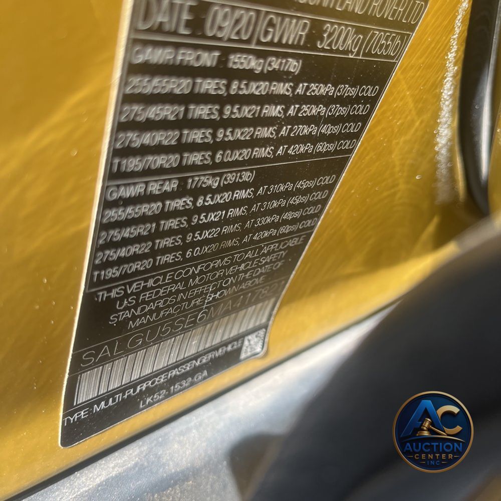 2021 Land Rover Range Rover Autobiography Fifty Edition LWB