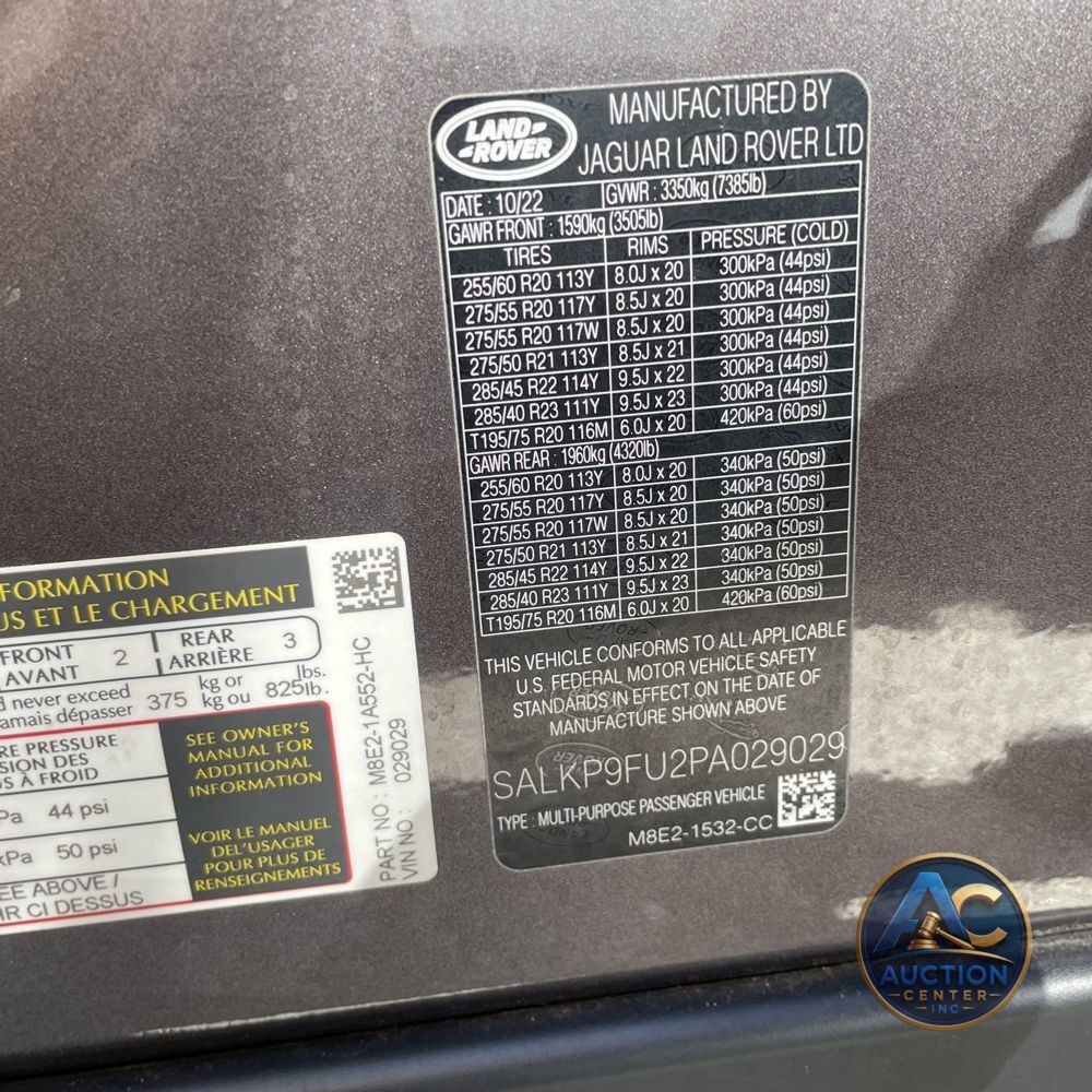 2023 Land Rover Range Rover SE