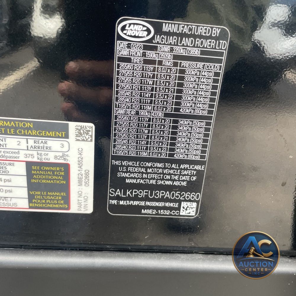 2023 Land Rover Range Rover P400 SE