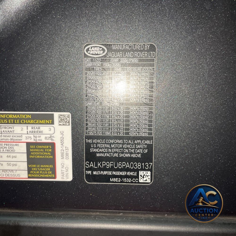 2023 Land Rover Range Rover SE