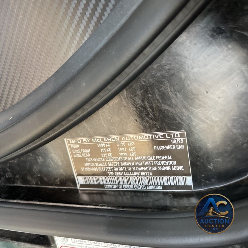 2022 Mclaren 765LT Spider